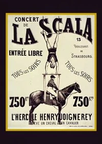 Carnet ligné Affiche La Scala L'Hercule