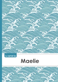 Carnet maelie lignes,96p,a5 vaguejaponaise