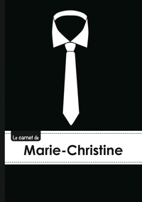  XXX - Carnet marie christine lignes,96p,a5 cravate.