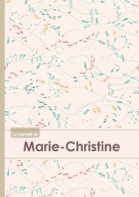  XXX - Carnet marie christine lignes,96p,a5 poissons.