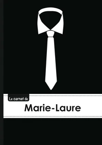 Carnet marie laure lignes,96p,a5 cravate