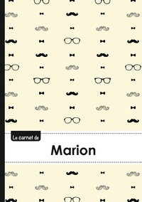  XXX - Carnet marion lignes,96p,a5 moustachehispter.