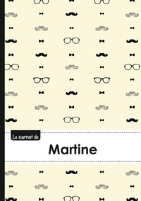  XXX - Carnet martine lignes,96p,a5 moustachehispter.