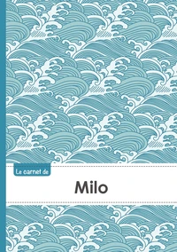 Carnet milo lignes,96p,a5 vaguejaponaise