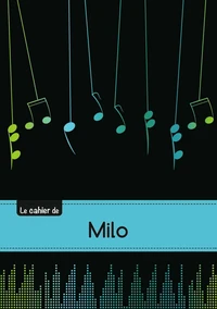 Carnet milo musique,48p,a5