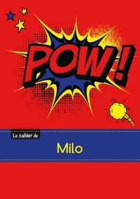 Carnet milo ptscx,96p,a5 comics