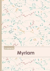  XXX - Carnet myriam lignes,96p,a5 poissons.