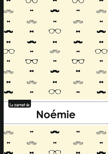  XXX - Carnet noemie lignes,96p,a5 moustachehispter.