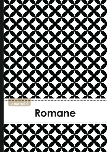  XXX - Carnet romane lignes,96p,a5 rondsnoiretblanc.