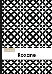  XXX - Carnet roxane lignes,96p,a5 rondsnoiretblanc.