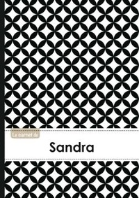  XXX - Carnet sandra lignes,96p,a5 rondsnoiretblanc.