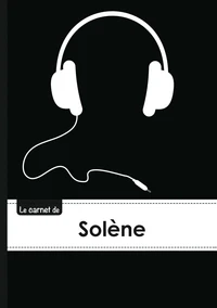 Carnet solene lignes,96p,a5 casqueaudio