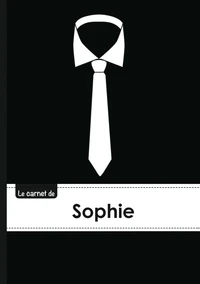 Carnet sophie lignes,96p,a5 cravate