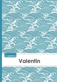 Carnet valentin lignes,96p,a5 vaguejaponaise