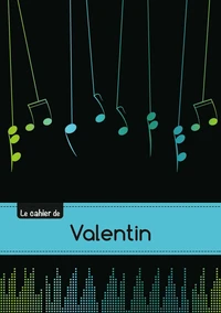 Carnet valentin musique,48p,a5