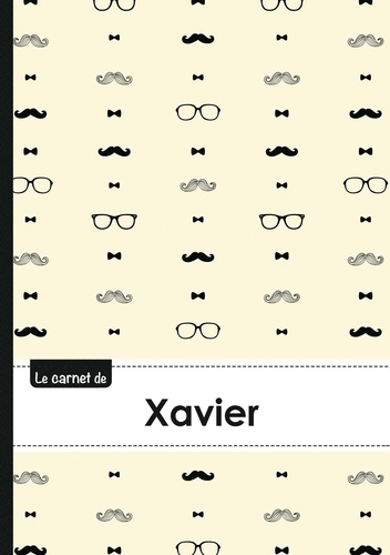  XXX - Carnet xavier lignes,96p,a5 moustachehispter.
