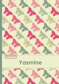  XXX - Carnet yasmine lignes,96p,a5 papillonsvintage.
