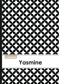  XXX - Carnet yasmine lignes,96p,a5 rondsnoiretblanc.