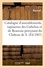 Catalogue d'ameublements, tapisseries des Gobelins et de Beauvais provenant du Château de S.