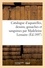 Catalogue d'aquarelles, dessins, gouaches et sanguines par Madeleine Lemaire