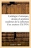 Catalogue d'estampes, dessins et peintures modernes de la collection d'un amateur. oeuvres de Belleroche, Bonington, Buhot, dessins de F. Buhot