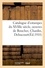 Catalogue d'estampes du XVIIIe siècle, oeuvres de Boucher, Chardin, Debucourt