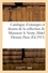 Catalogue d'estampes et dessins, anciens et modernes de la collection de Monsieur A.
