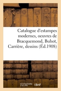 Loÿs Delteil - Catalogue d'estampes modernes, oeuvres de Bracquemond, Buhot, Carrière, dessins.