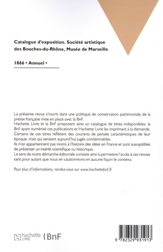 Catalogue d'exposition. Société artistique des Bouches-du-Rhône, Musée de Marseille