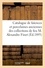 Catalogue de faïences et porcelaines anciennes des collections de feu M. Alexandre Finet