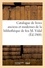 Catalogue de livres anciens et modernes de la bibliothèque de feu M. Vidal