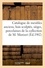 Catalogue de meubles anciens, bois sculptés, sièges, porcelaines, faïences. de la collection de M. Morizet, après cessation de commerce de M. Mouginot