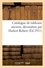 Catalogue de tableaux anciens, décoration par Hubert Robert