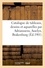Catalogue de tableaux anciens et modernes, dessins et aquarelles par Adrianssens, Asselyn. Brakenburg