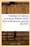 Catalogue de tableaux anciens par Bellotto, Boilly, Bout et Boudewyns. gravures des écoles française et anglaise, dessins
