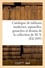 Catalogue de tableaux modernes, aquarelles, gouaches et dessins de la collection de M. S.