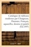 Catalogue de tableaux modernes par Chaigneau, Daumier, Français, aquarelles, dessins et pastels