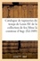 Catalogue de tapisseries du temps de Louis XV