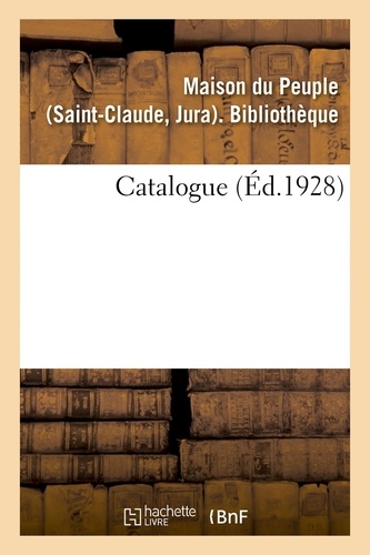 Du peuple (saint-claude Maison - Catalogue.