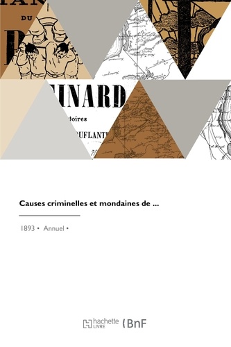 Causes criminelles et mondaines