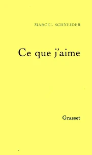 Ce que j'aime