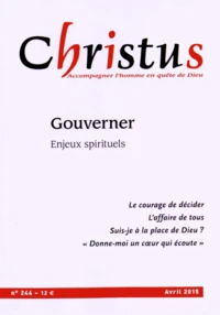 Gouverner : enjeux spirituels