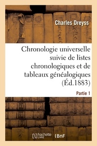  Hachette BNF - Chronologie universelle suivie de listes chronologiques et de tableaux généalogiques Partie 1.