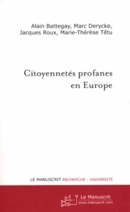 Citoyennetés profanes en Europe
