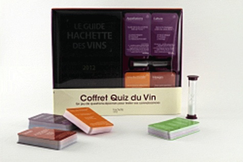  Hachette - Coffret Quiz du Vin - Un jeu de questions-réponses pour tester vos connaissances.