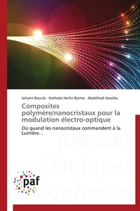 Composites polymère/nanocristaux pour la modulation électro-optique
