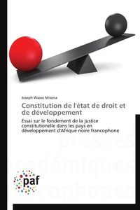 Constitution de l'état de droit et de développement