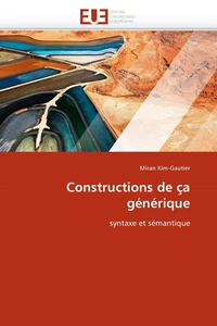 Constructions de ça générique