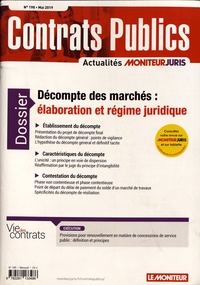 Richard Deau - Contrats publics N° 198, mai 2019 : Décompte des marchés : élaboration et régime juridique.
