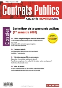 Richard Deau - Contrats publics N° 212, septembre 2020 : Contentieux de la commande publique (1er semestre 2020).